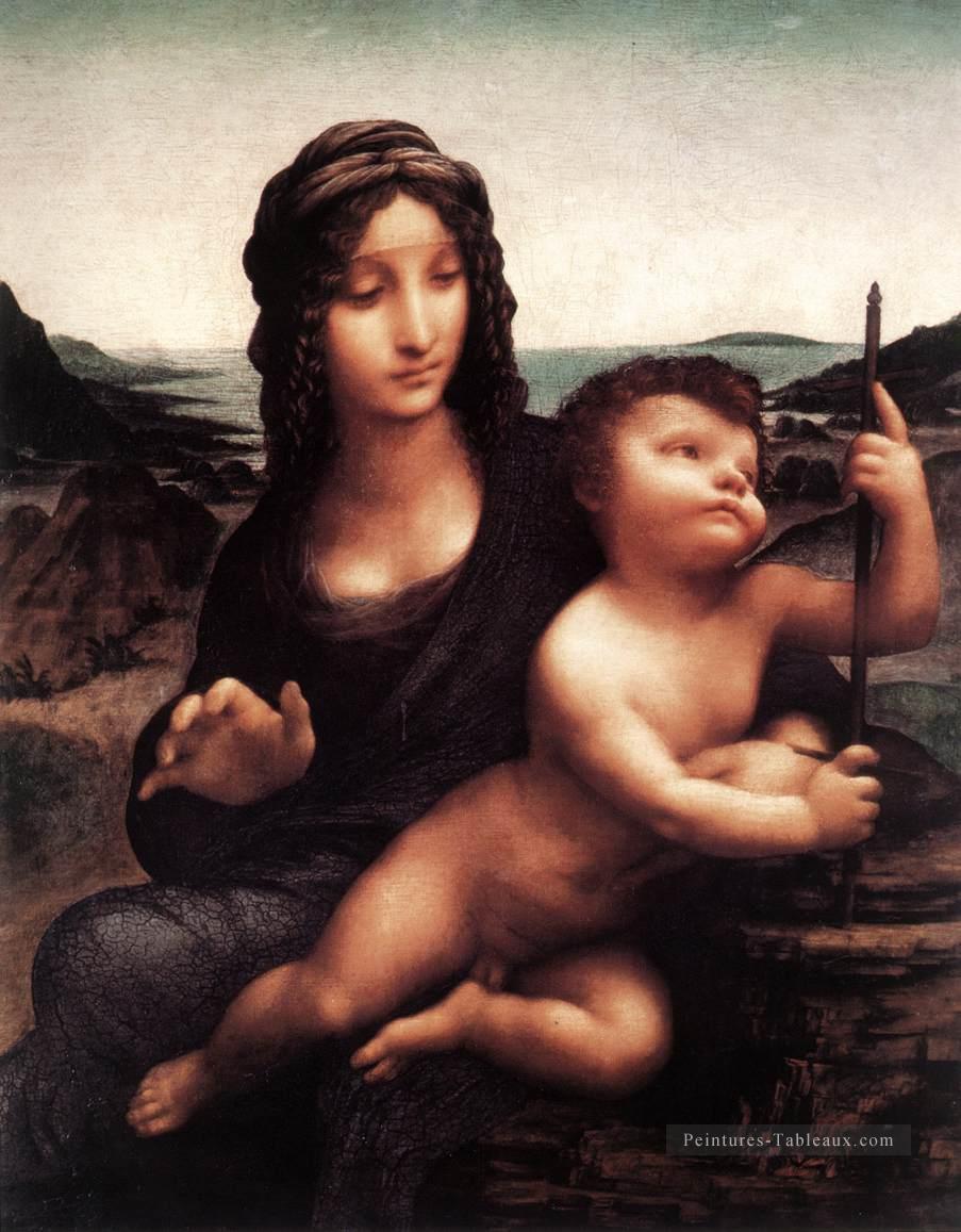 Vierge à la Yarnwinder 1501 Léonard de Vinci Peintures à l'huile